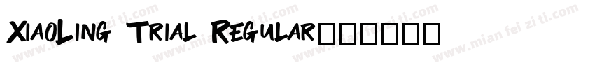 XiaoLing Trial Regular字体转换